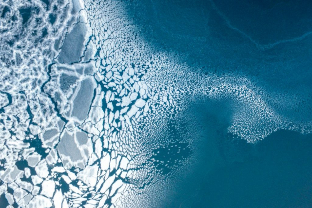 3rd Prize Winner – Nature: Ice formation by Florian