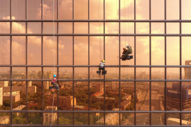 2nd Prize Winner – Category Urban: Dawn on Mercury Tower by alexeygo